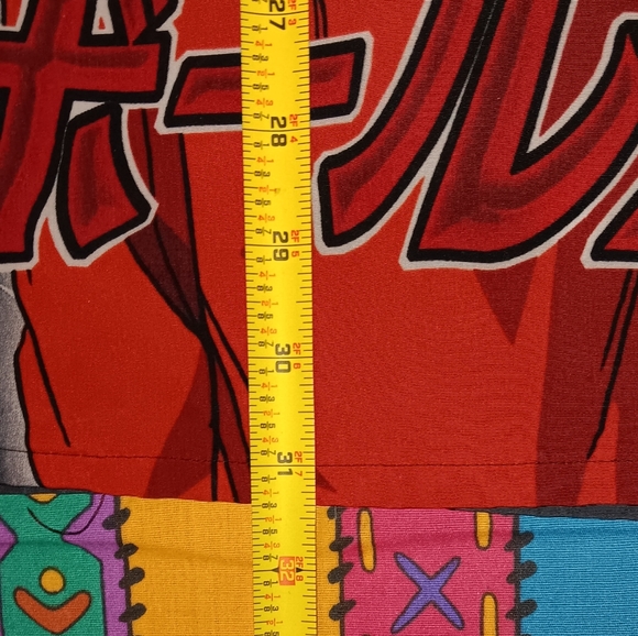 2001 Dragon Ball Z Goku GT Camp Button Up All Over Print Shirt Anime Manga - Picture 5 of 6